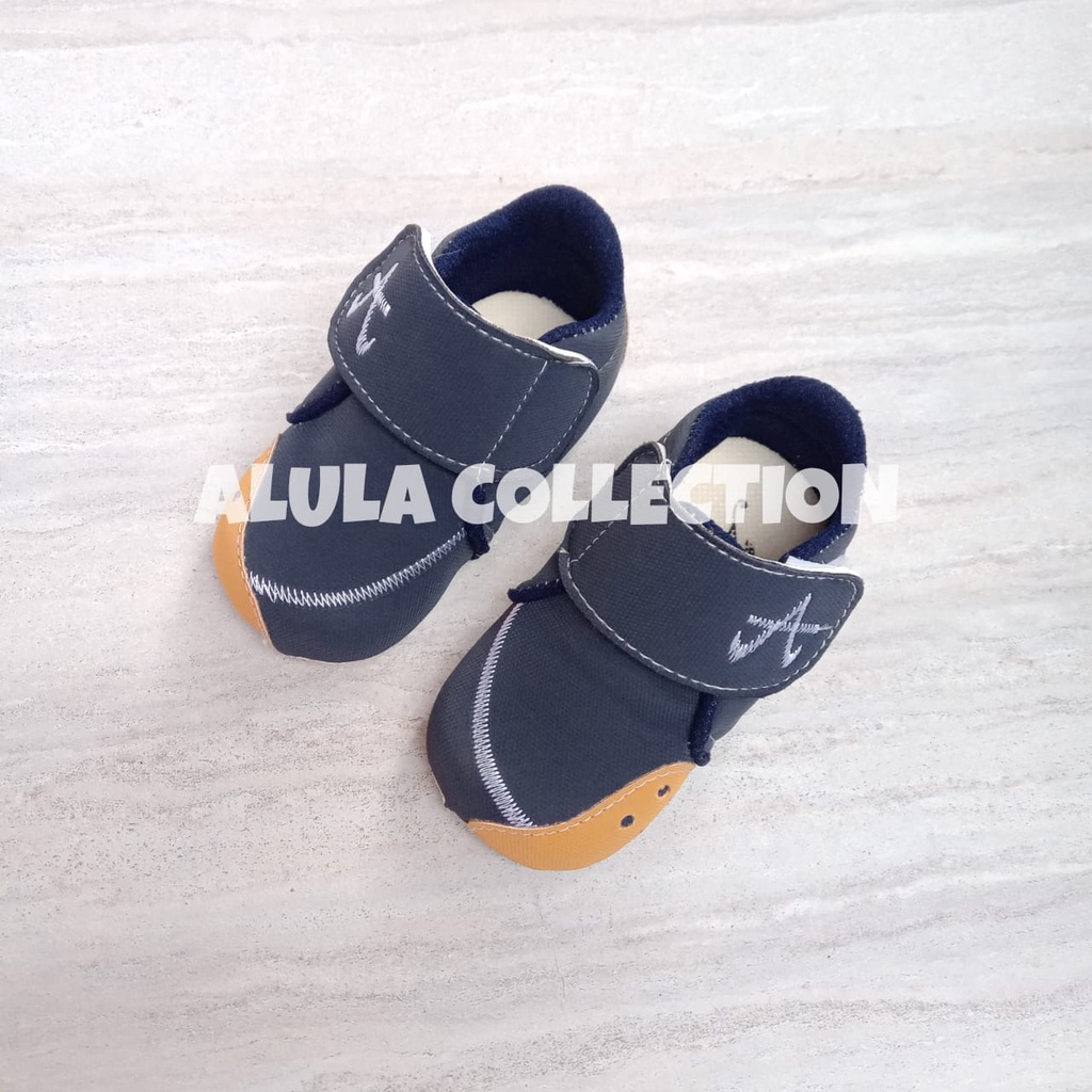 Sepatu bayi prewalker laki laki dan perempuan usia 0-12 bulan casual / Bordir A