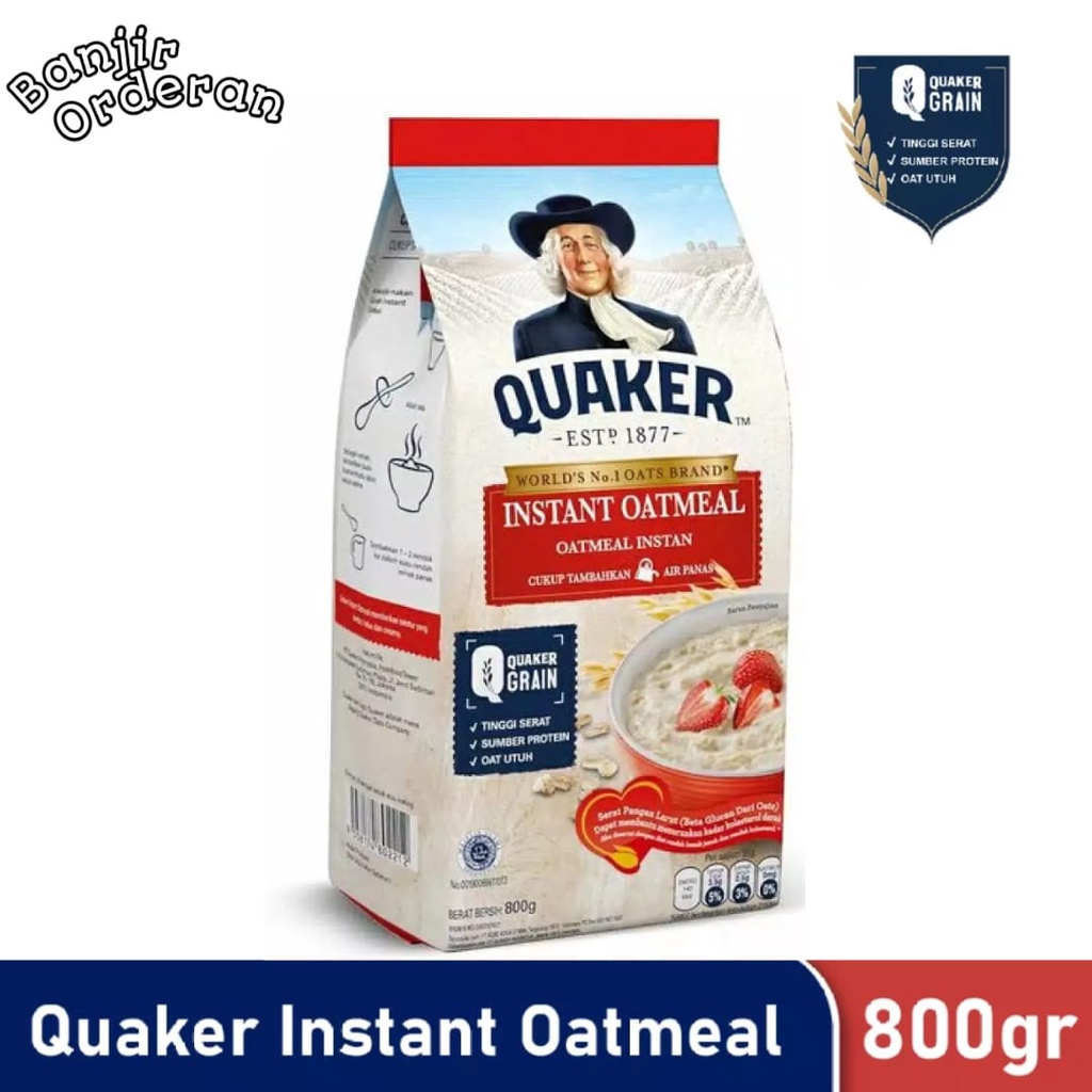 

Quaker Instant Oatmeal 800 gr Original