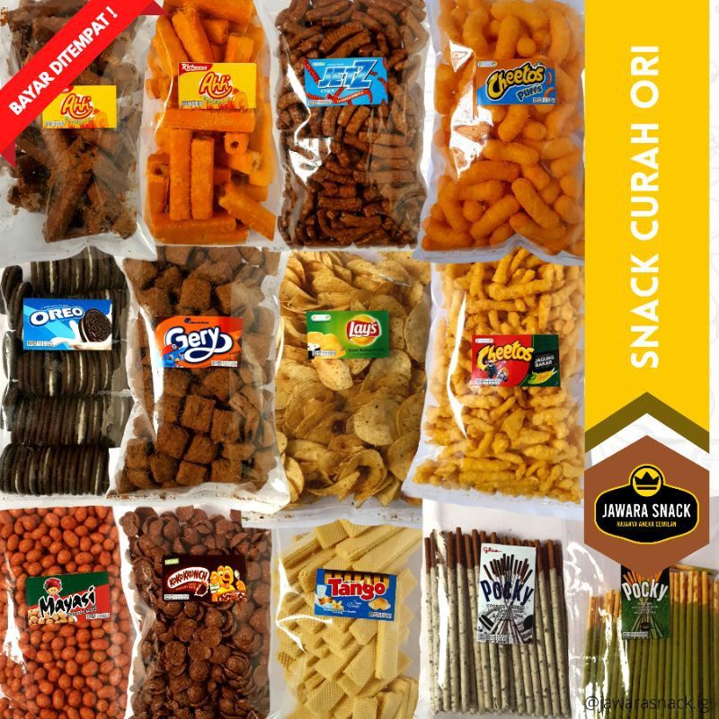 

JAJANAN SNACK CURAH ORI ENAK GURIH MURAH