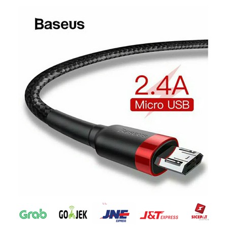 Baseus Kabel Data Micro Cafule Cable For Micro Quick Charge 2.4a 1m