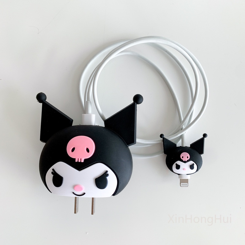 Cocok Untuk EU 18W 20W Power Adapter Gigitan Silikon Pelindung Lengan Charger Data Line Universal Protector