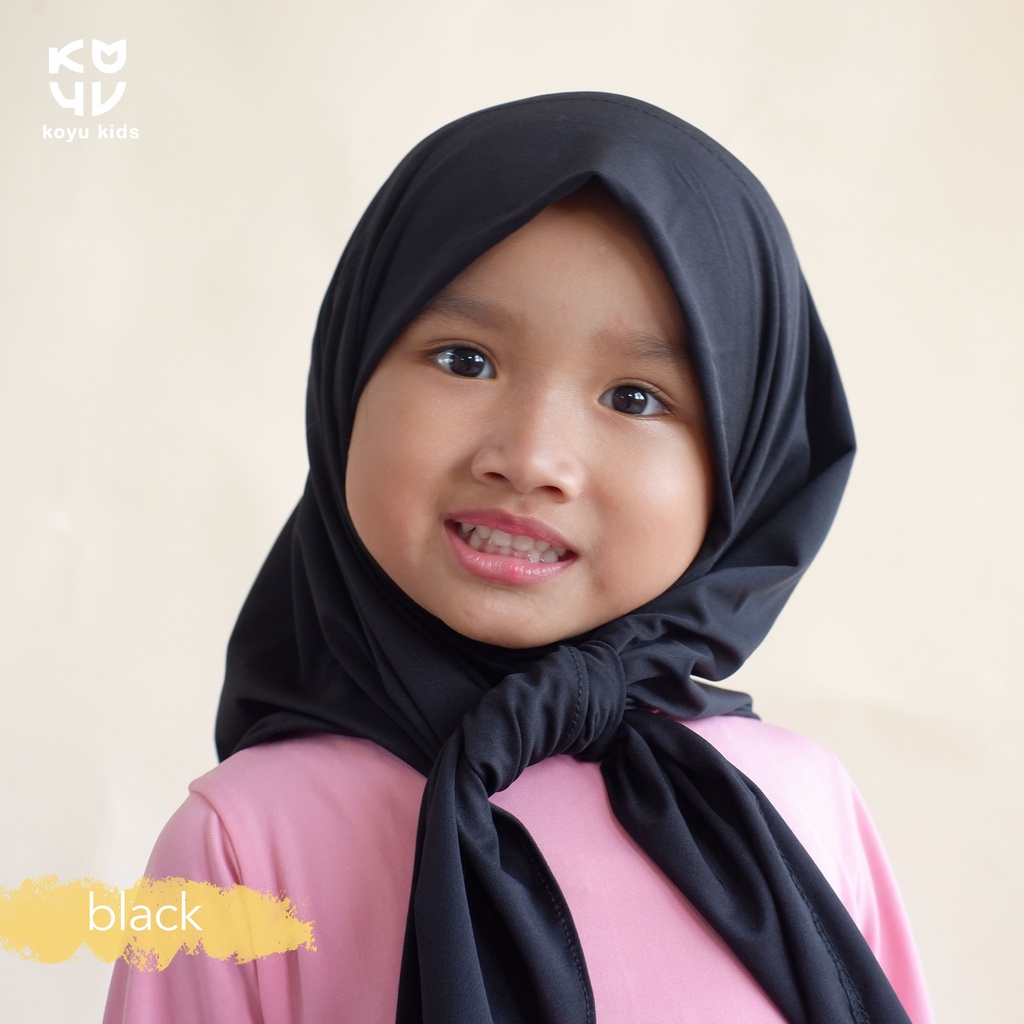 Koyu Hijab Anak Instant Jersey Premium Tanisha ( tanpa tali )