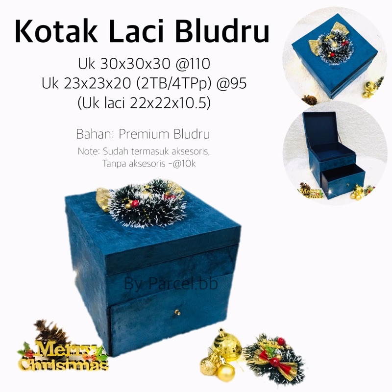 

Kotak laci bludru