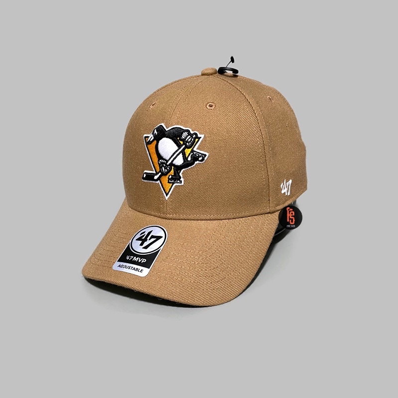 TOPI ORIGINAL 47 MVP PITTSBURGH PENGUINS SNAP CAMEL