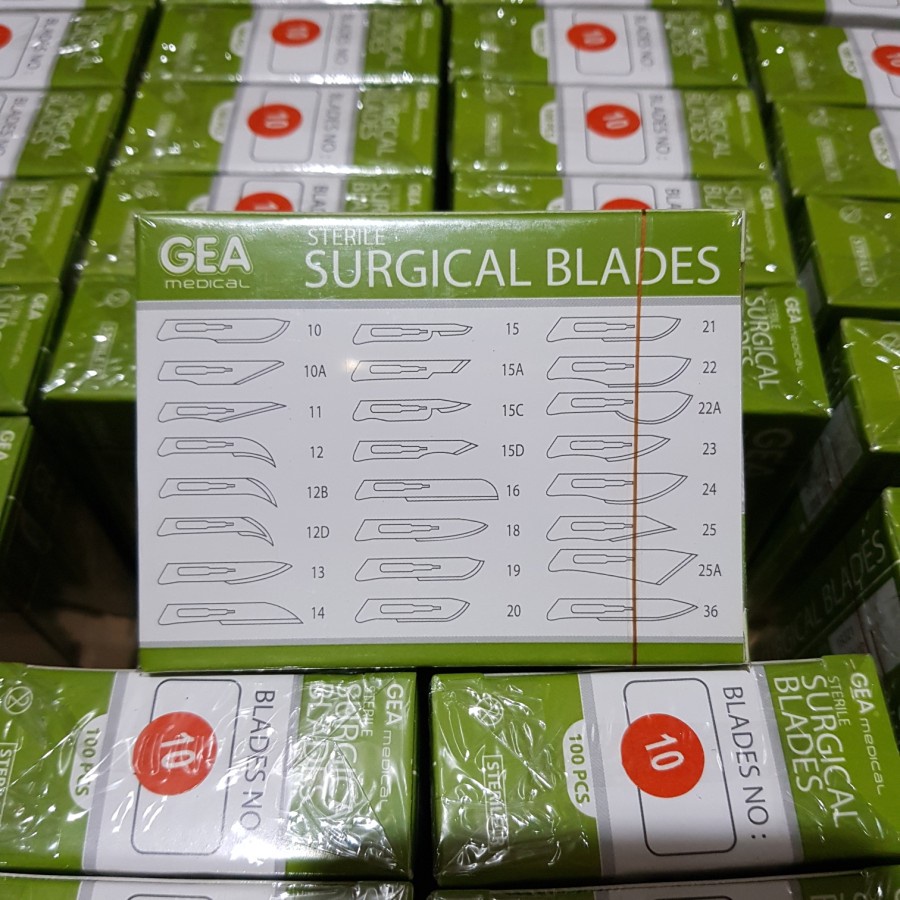GEA no 10 11 15 20 21 22 23 24 / Surgical Blade / Bisturi / Mata Pisau Bedah