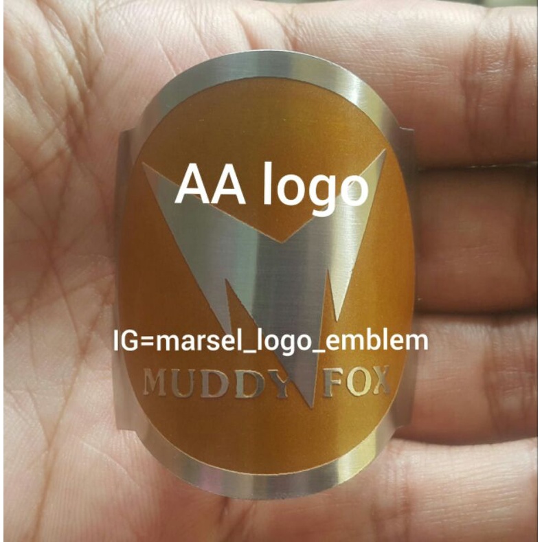 muddyfox bike emblem / emblem sepeda muddyfox