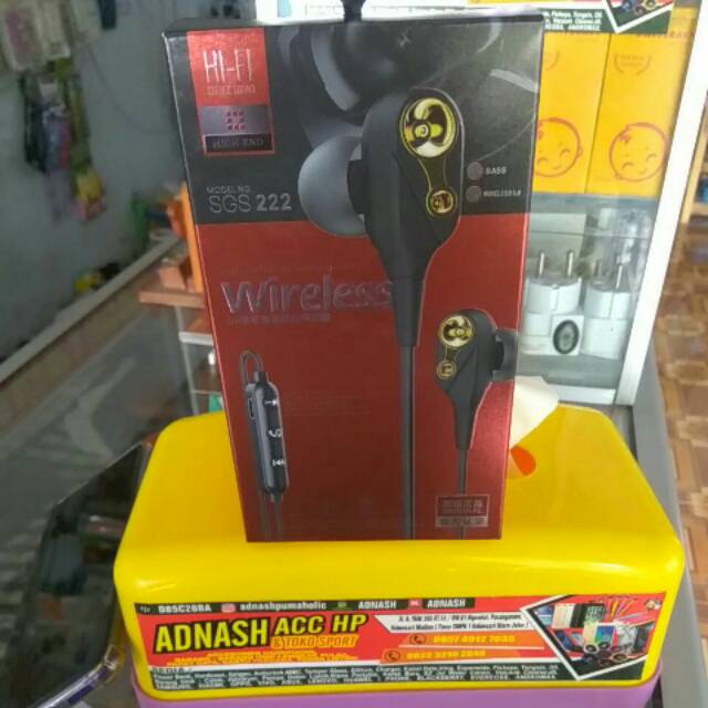 Headset Wireless Bluetooth SGS222 BASS