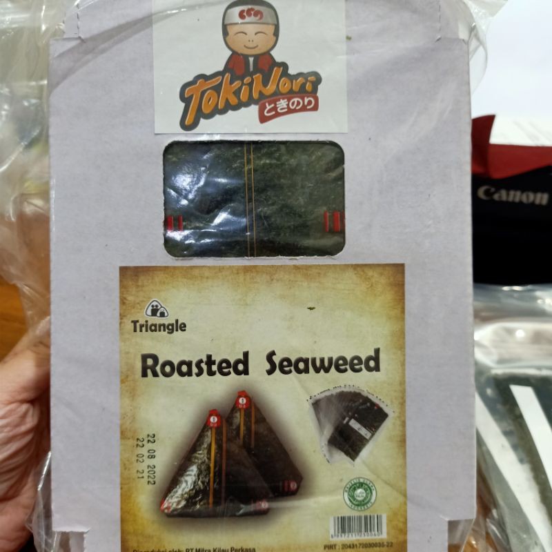 

[ECERAN]TOKINORI TRIANGLE ROASTED SEAWEED 1lembar