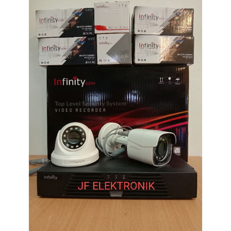 paket cctv infinity 16 channel dengan 15 kamera infinity 2mp 1080P