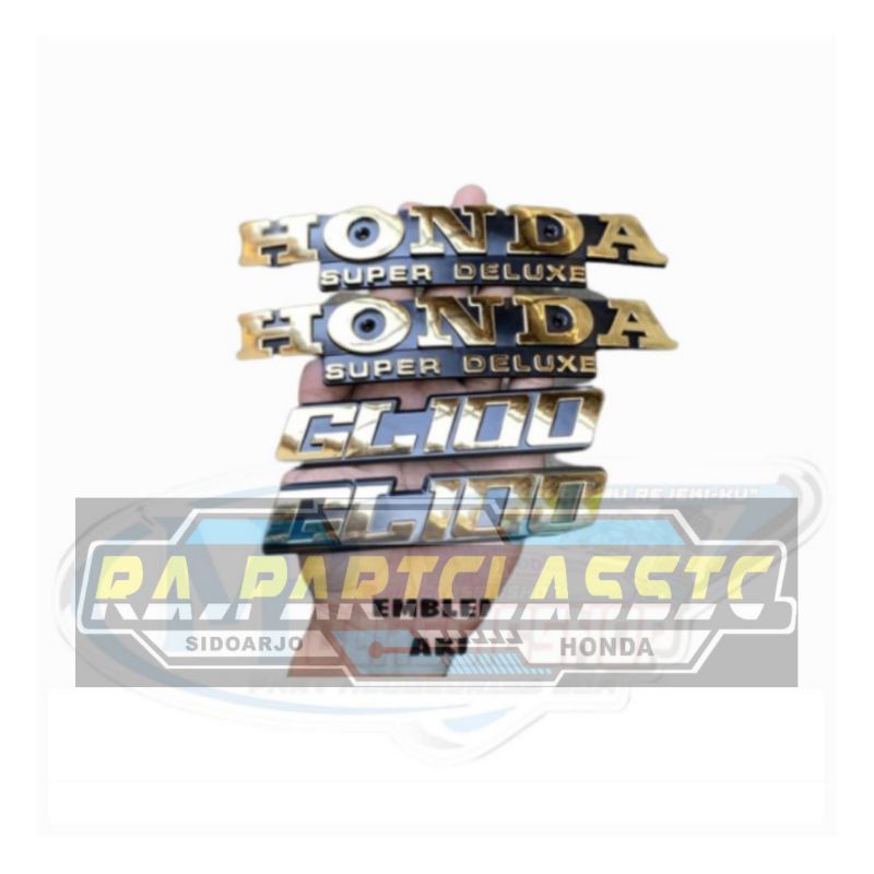 EMBLEM TANGKI GL100+EMBLEM BOX AKI GL100