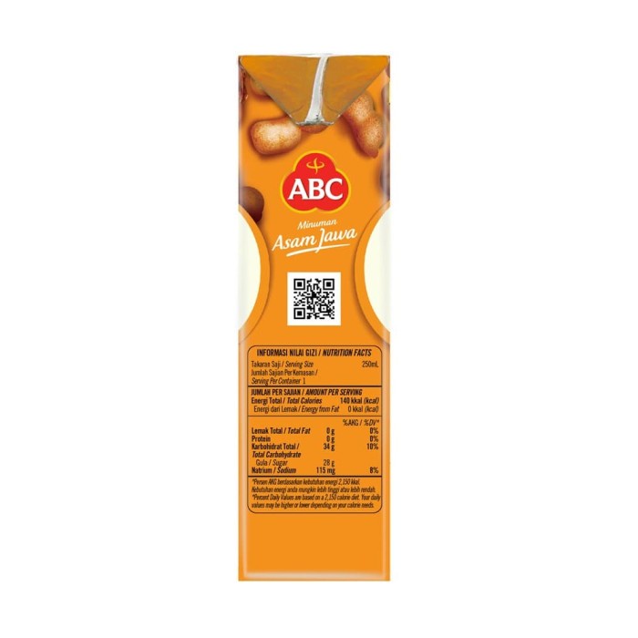 

LAINNYA-KEMASAN-MINUMAN- ABC MINUMAN SARI ASAM 250 ML -MINUMAN-KEMASAN-LAINNYA.
