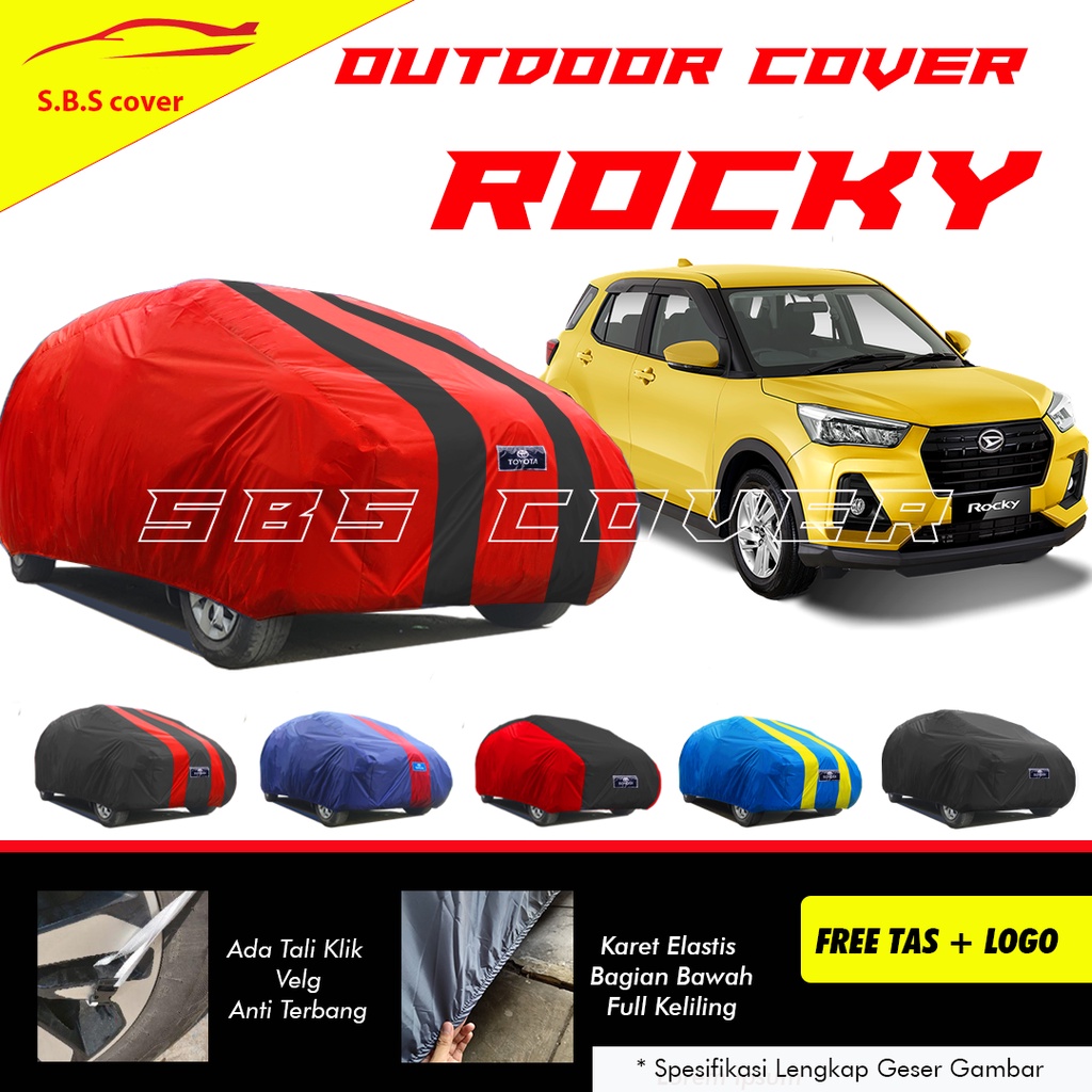 ROCKY COVER PREMIUM Body Cover Mobil rocky Sarung Mobil rocky all new rocky new rocky 2022 rocky 2023 raize all new raize new raize turbo raize 2022 raize 2023 nissan magnite