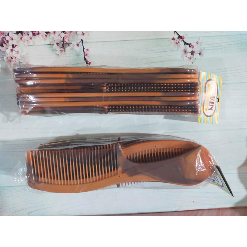 SISIR RAMBUT CORAK COKLAT GAGANG/LURUS