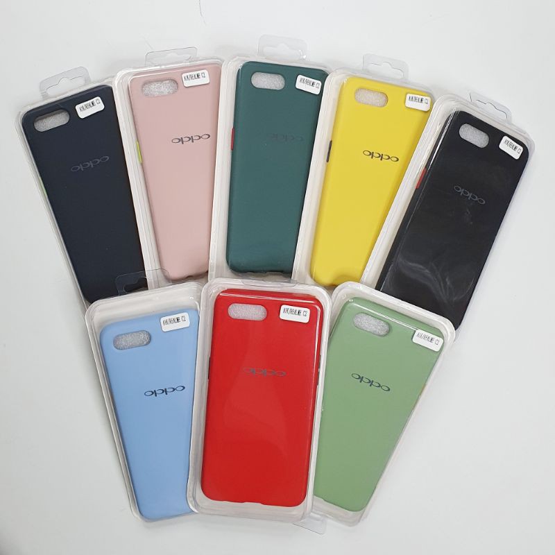 Realme C2 / Oppo A1K Macaron Tone Case / Silicone Macaron Colour Side button