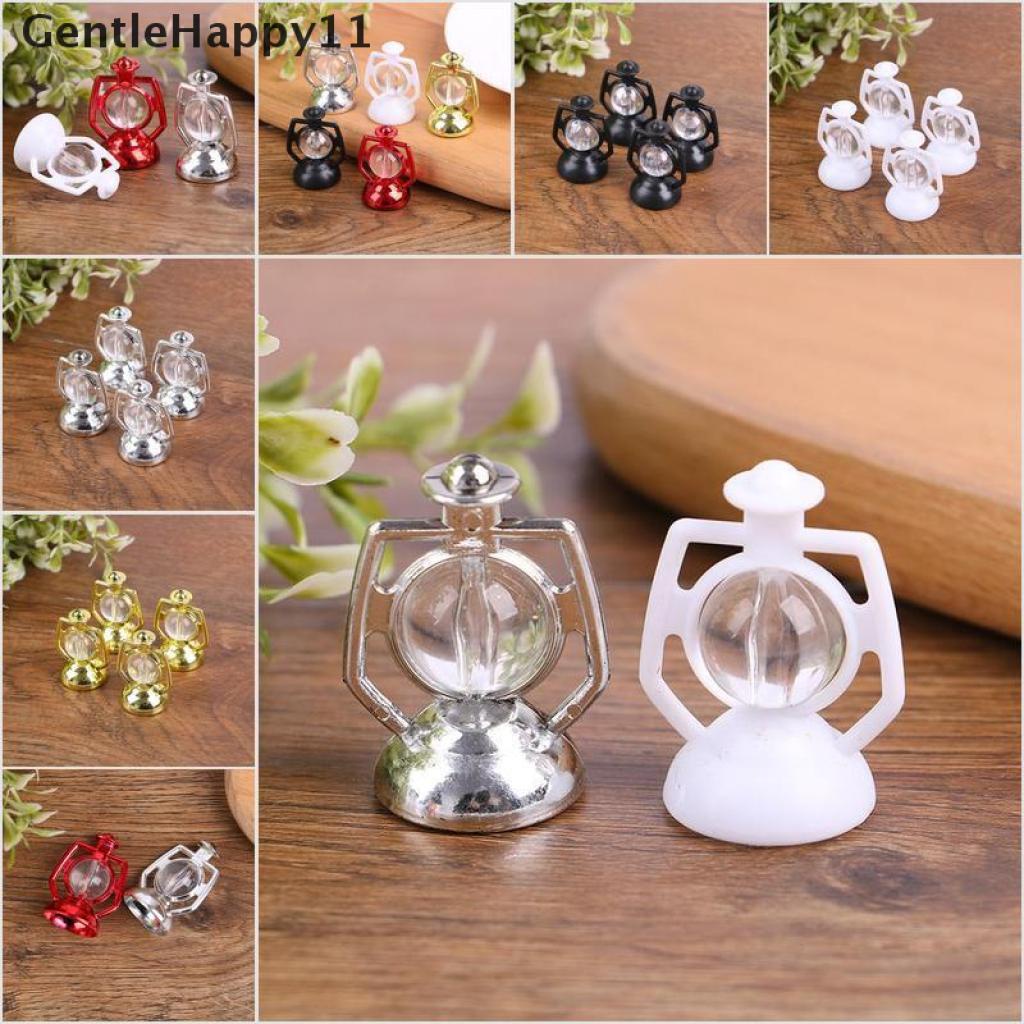 Gentlehappy 4pcs / Set Ornamen Lentera Kuda pony Bahan Plastik Untuk Dekorasi Meja / Kerajinan Tangan DIY