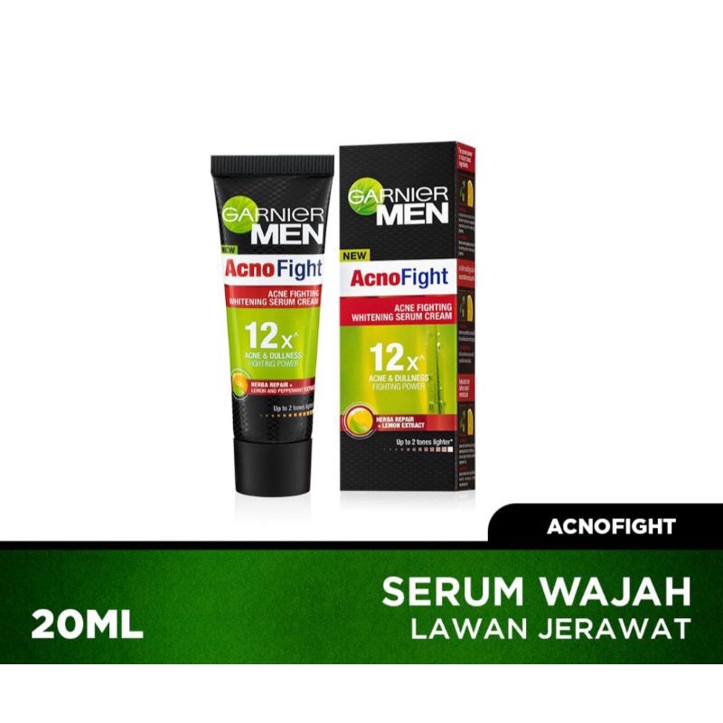 Garnier men Acno Fight whitening serum cream 20ml