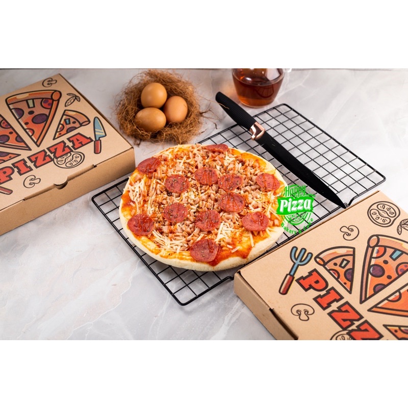 

Pizza Peperoni XL UK loyang 28 CM / Pizza Beef Peperoni / Pizza asin