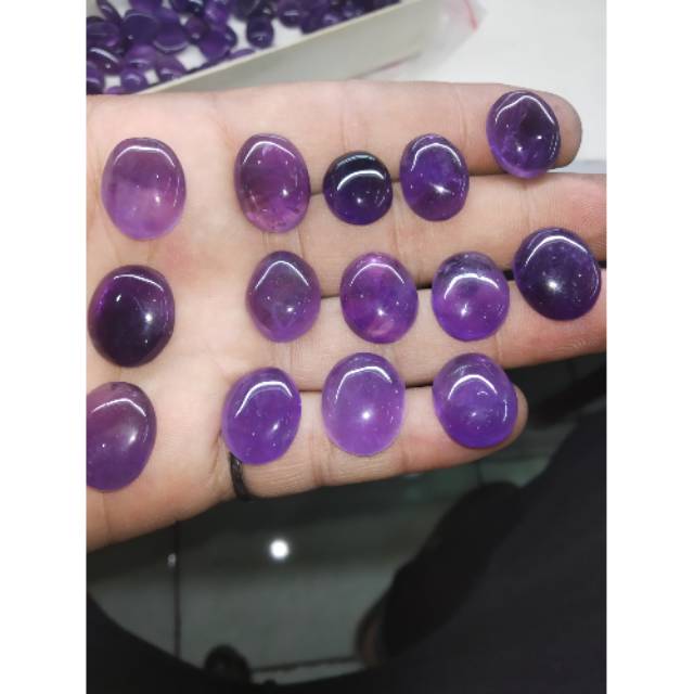 Natural batu kecubung ungu