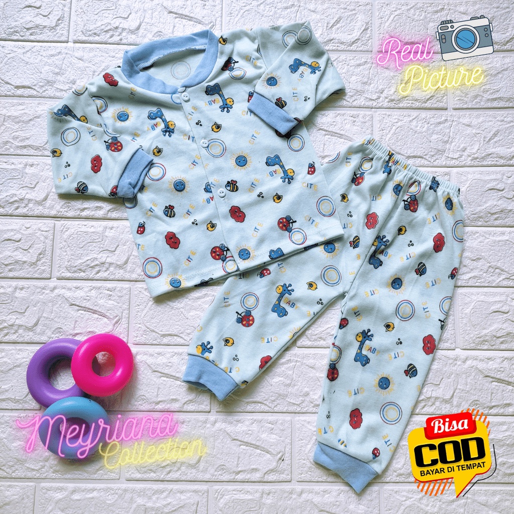 PROMO....!!! Paket Bundle Piyama Bayi Isi 3 Setelan Oblong Bayi Special Quality