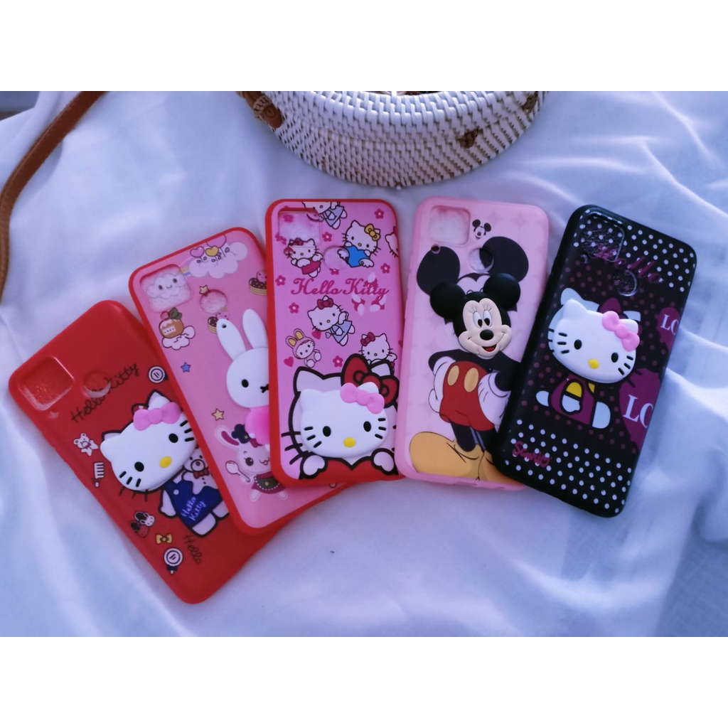 Soft case casing SAMSUNG A70 A70S Karakter Timbul 4D