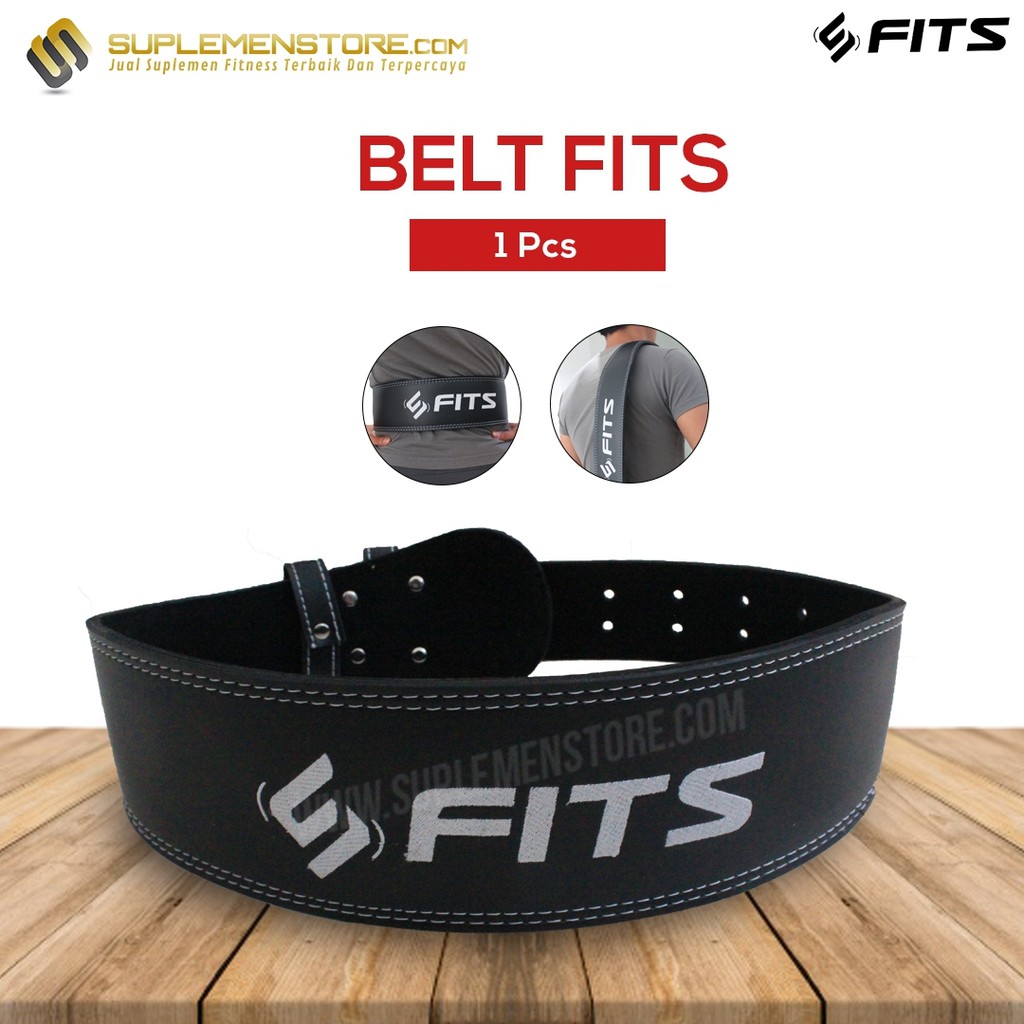 Sabuk gym / Sabuk Fitness / Fitness Safety Belt FITS Mencegah Hernia