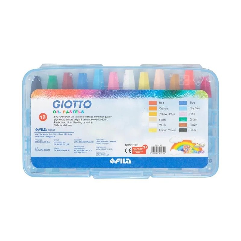 Giotto Oil Pastel 12 Warna 295100