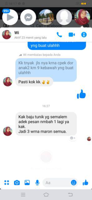 Maura Couple - Sania Ruffle Batik Couple