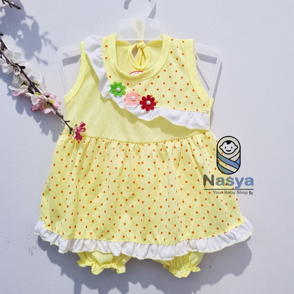 [N-064] Baju Bayi  Perempuan Setelan gambar strawberry / baju bayi MURAH