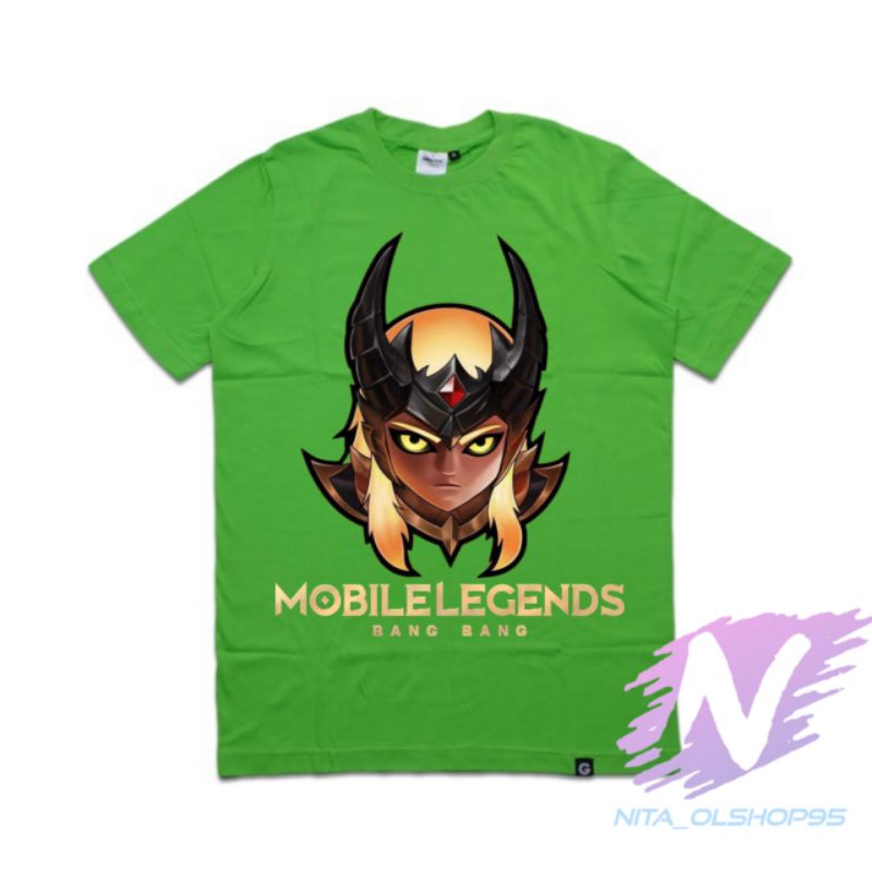 baju anak kaos anak mobile legends hero leomord