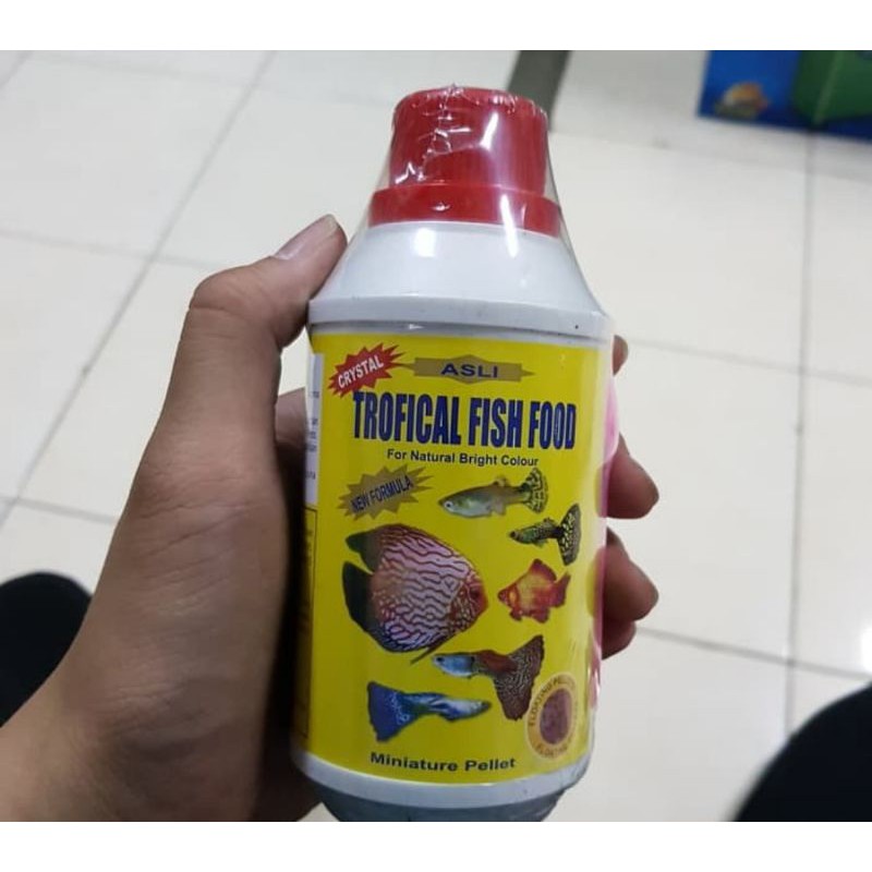 pelet trofical fish food 500 gr