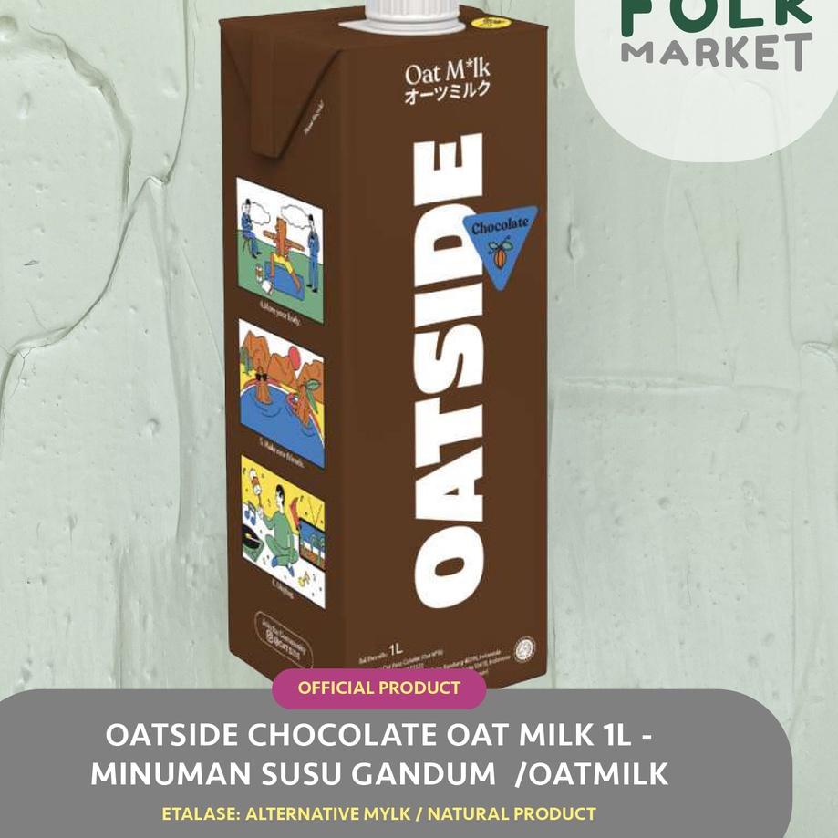 

5.5 STOK READY/Bisa COD/F⚡ASH SALE/「Ready Stok」/5.5 Promo >> OATSIDE Oat Milk 1L Barista Blend Edition / Chocolate / Hazelnut - Minuman Susu Gandum Vegan ♥