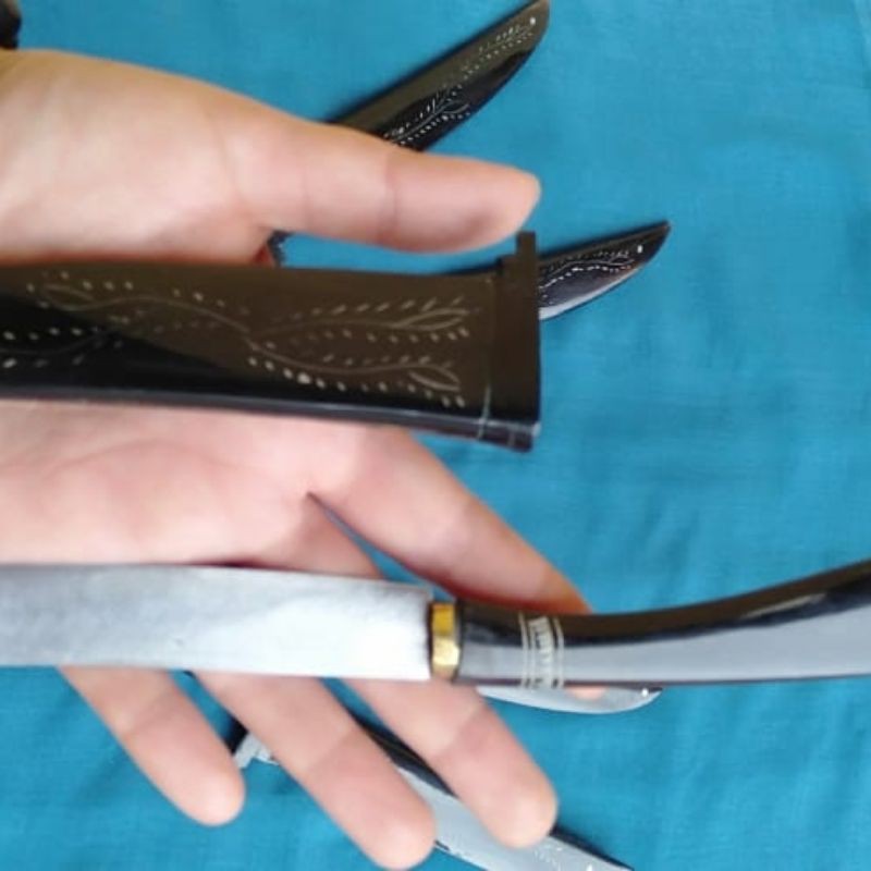 pisau dapur serangka tanduk galonggong