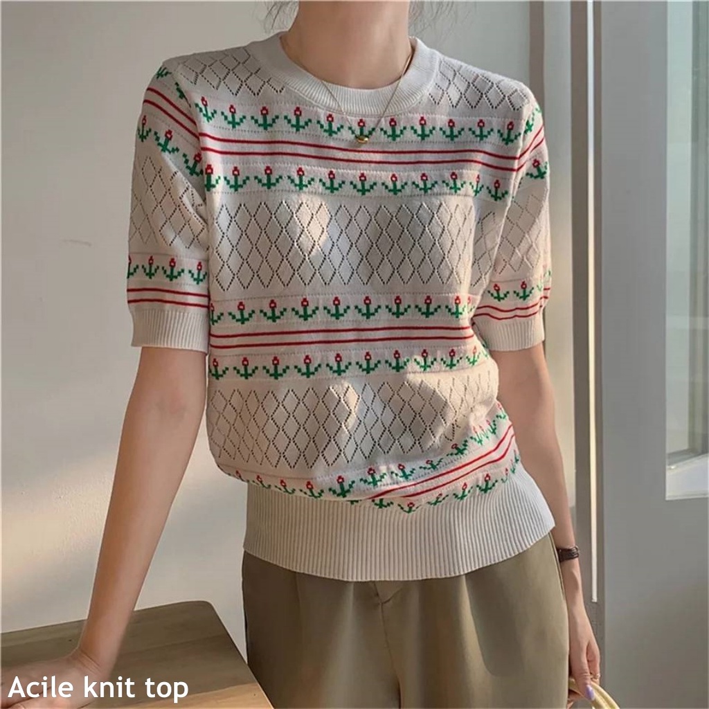 Acile knit top - Thejanclothes