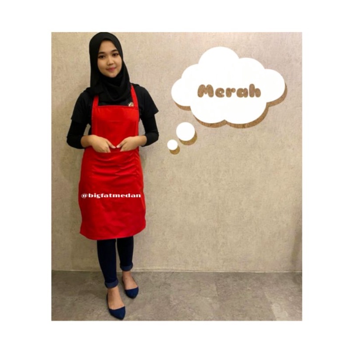 Celemek masak Apron Drill High Quality Full Body