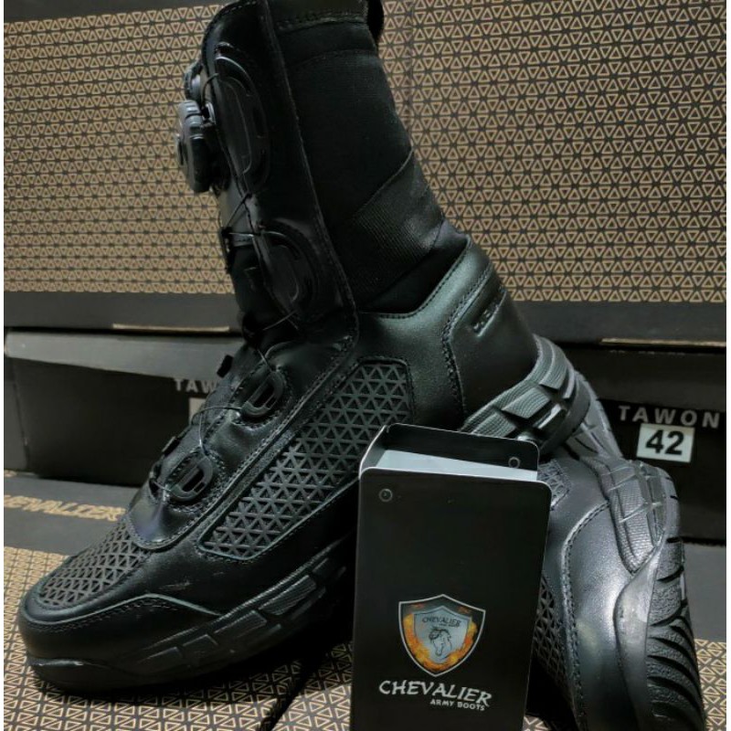 SEPATU PDL TACTICAL CHEVALIER NEW LIBRA SYSTEM TALI PUTAR | BOA PARABELLUM