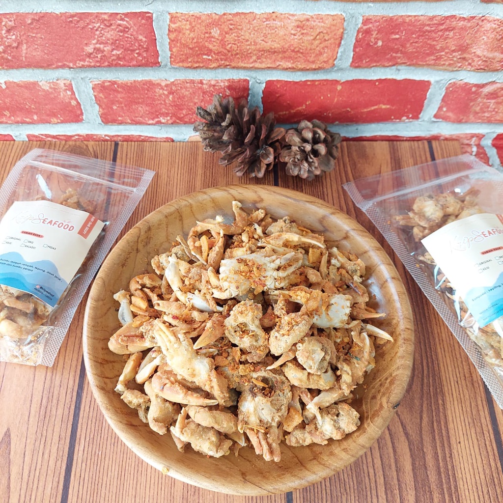 

baby crab crispy ALL VARIAN 30 gr makanan seafood babycrab crispy keripik kepiting goreng CEMILAN MURAH KEKINIAN gratis ongkir halal