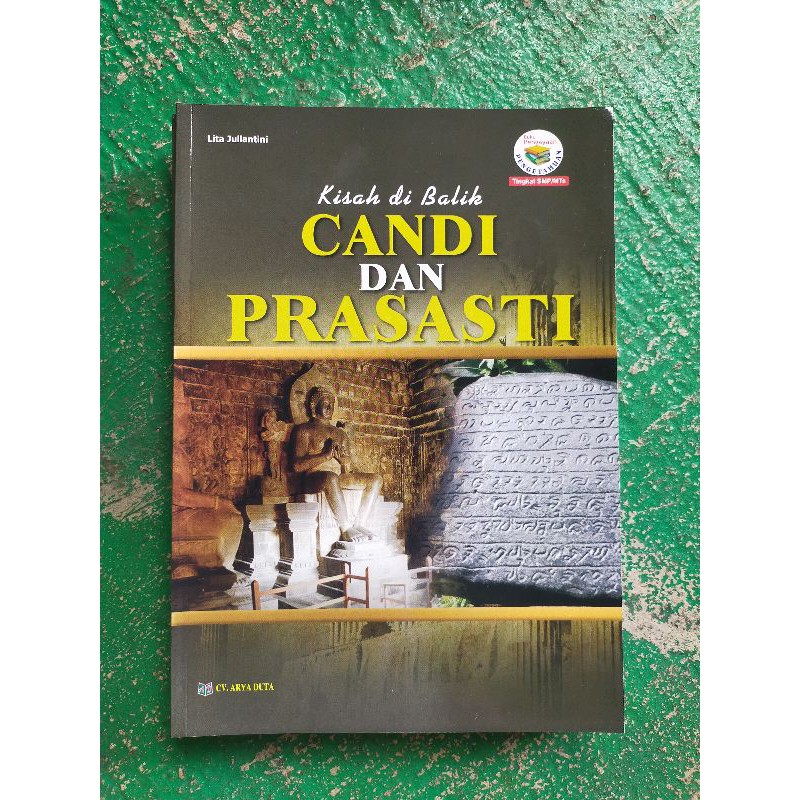 ORI buku teks bacaan pendidikan kisah di balik candi Dan prasasti edisi terbaru penerbit Arya duta