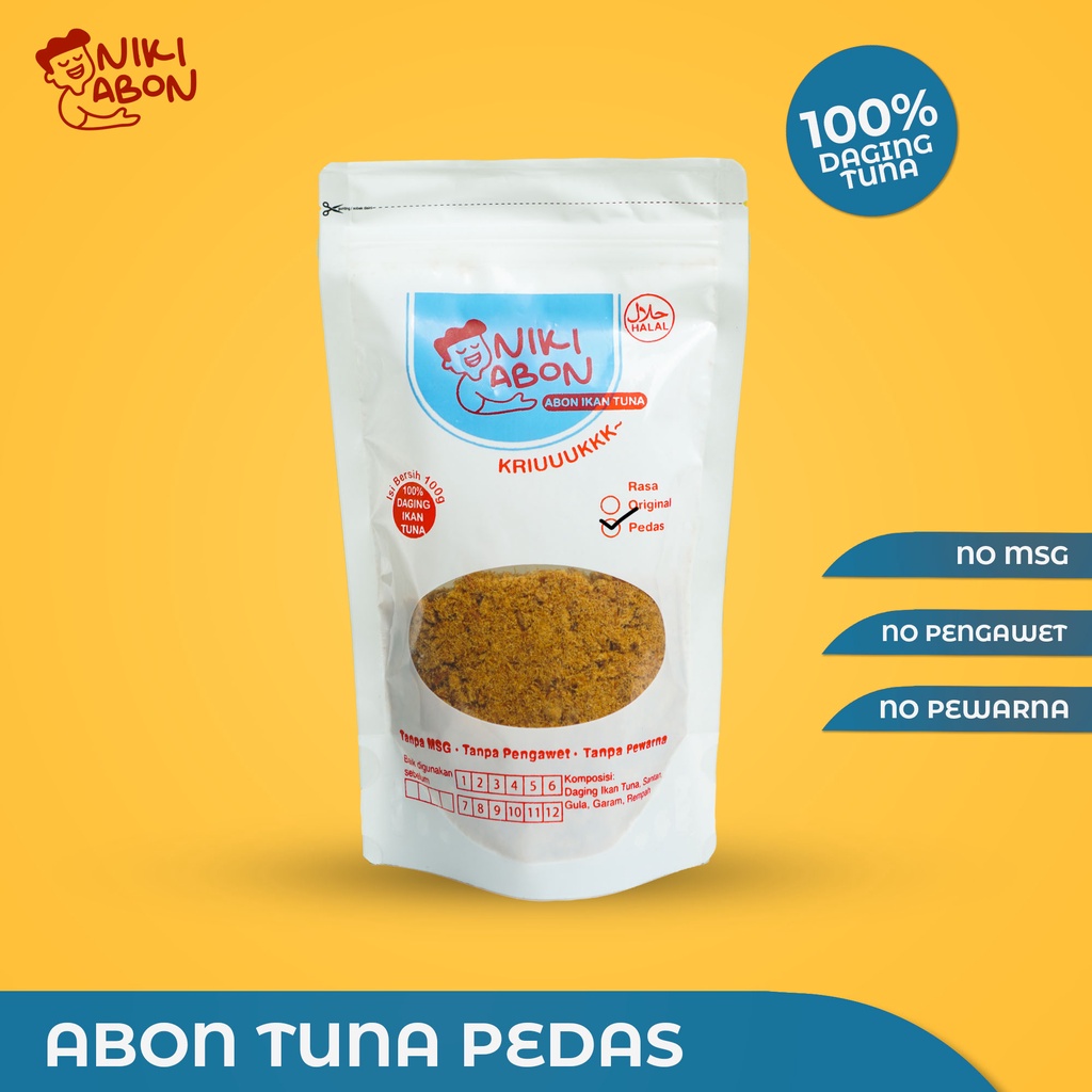 

Niki Abon Ikan Tuna Pedas Kriuk