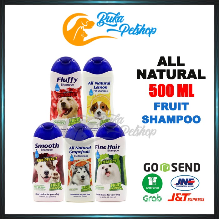 ALL NATURAL Shampoo Kucing &amp; Anjing 500ML Dog &amp; Cat