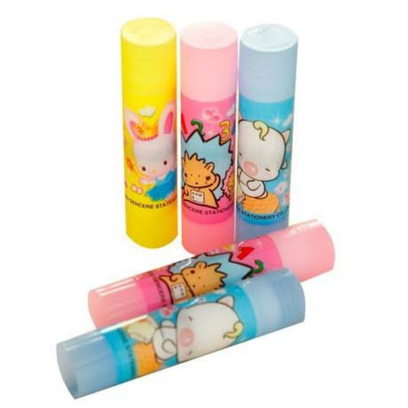 (10g) LEM KERTAS LEM STICK MURAH LEM KERTAS KECIL 10g GLUE STICK / GLUE STICK FANCY LEM KERTAS STIK