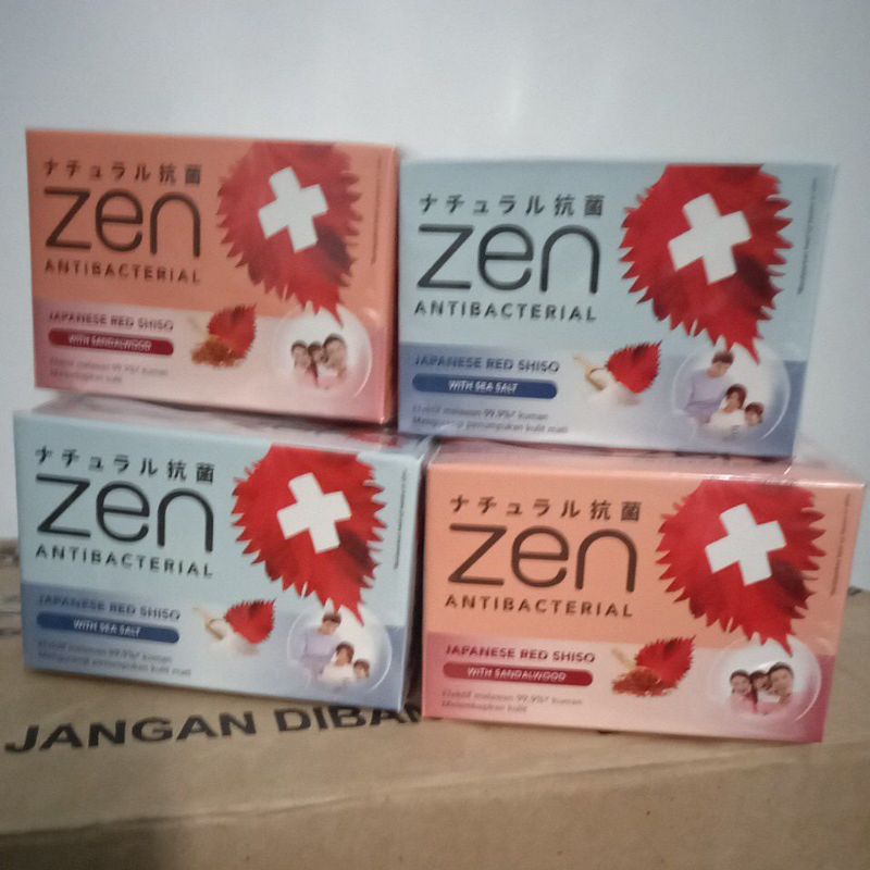 Jual sabun Zen batang (isi 4 PC's) | Shopee Indonesia