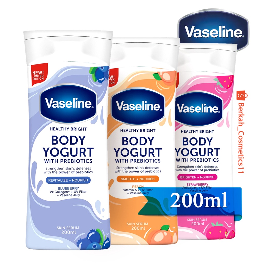 Vaseline Body Yogurt With Prebiotics 200 ml