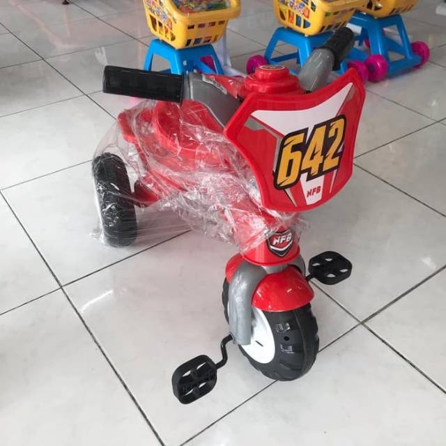 Sepeda Roda Tiga Model Motor Balap - Gowes Roda 3 SHP Tricycle Bike