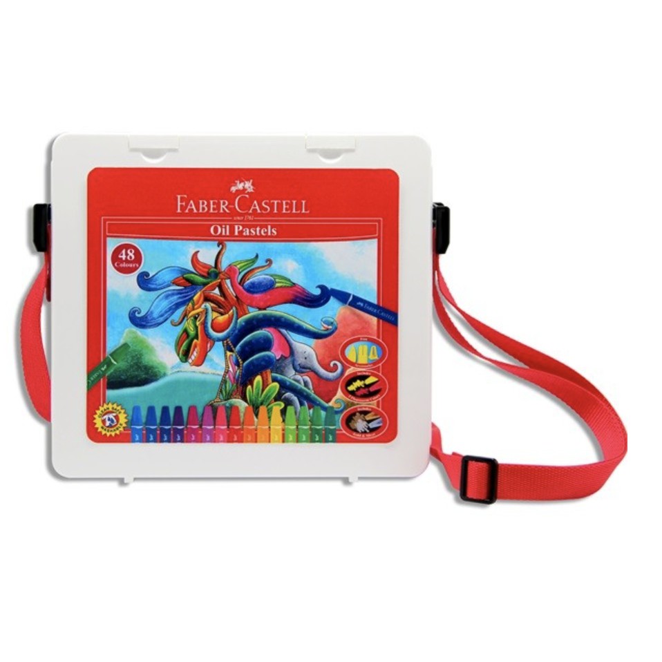 

OIL PASTEL FABER CASTELL KRAYON MINYAK SET 48 WARNA CRAYON ANAK TIDAK BERACUN GROSIR MURAH MEWARNAI