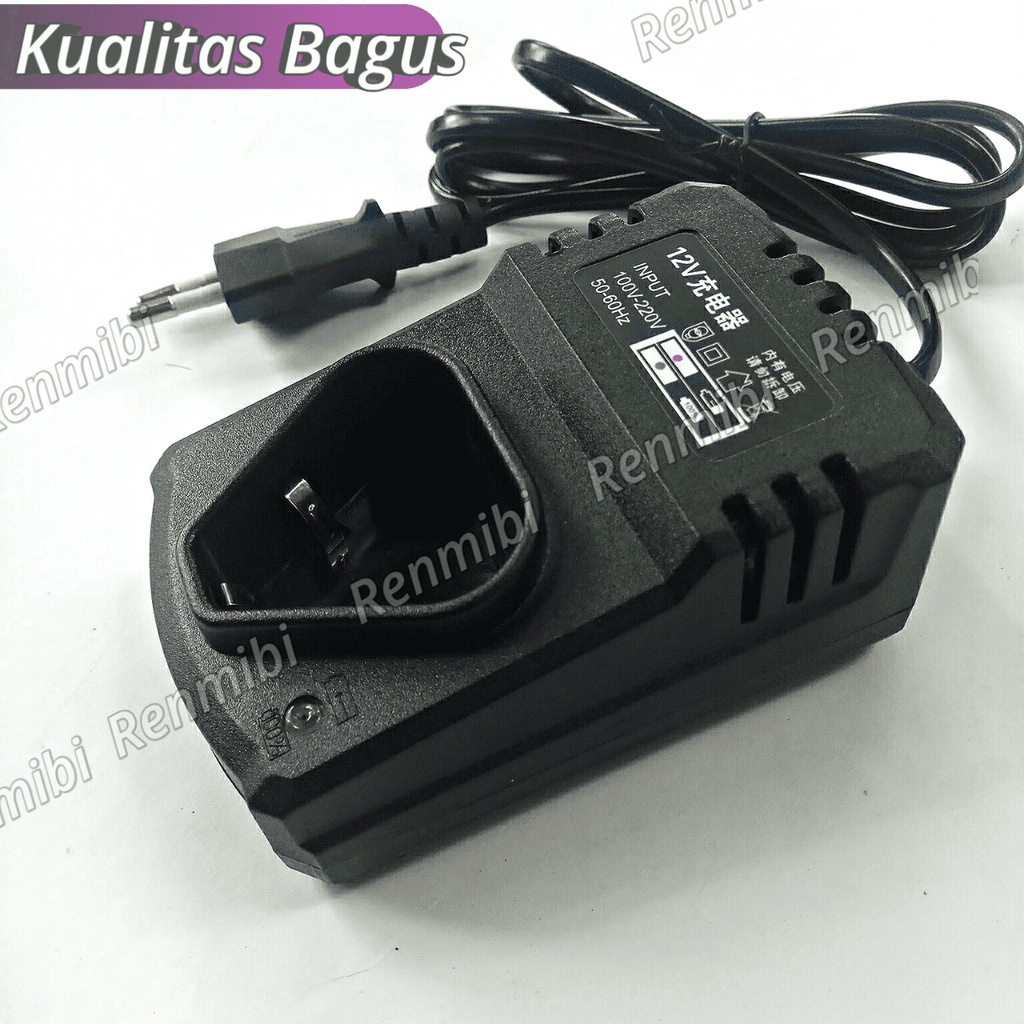 Adaptor charger cas bor baterai  12v cordless bisa buat xenon ryu jld tool benz