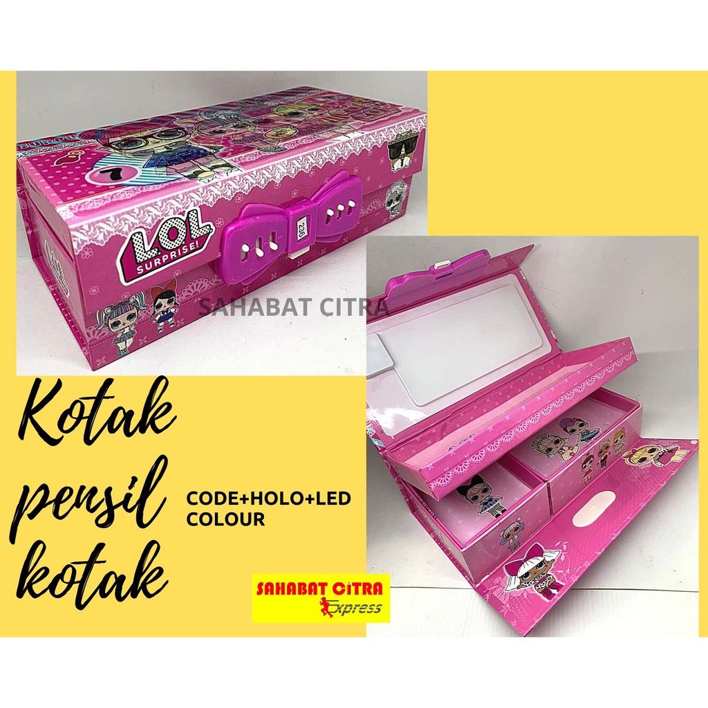 

KOTAK PENSIL HOLO + CODE+ LED COLOUR 铅笔盒