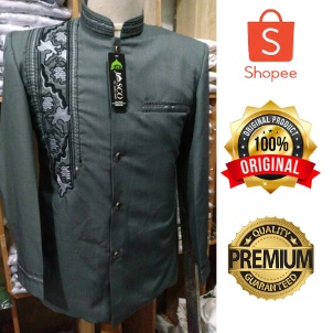 Baju Koko Pria Jasko Tasik bordir Sorban Batik Terbaru