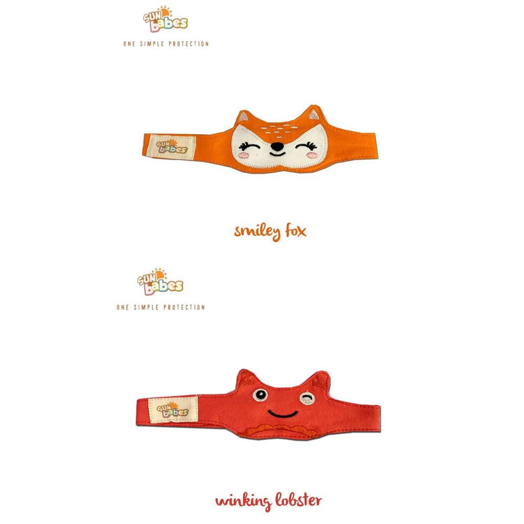 homimart I Sunbabes NEW Kacamata Jemur Bayi Karakter Murah / Penutup Mata Bayi / Eyemask Character Sun Babes