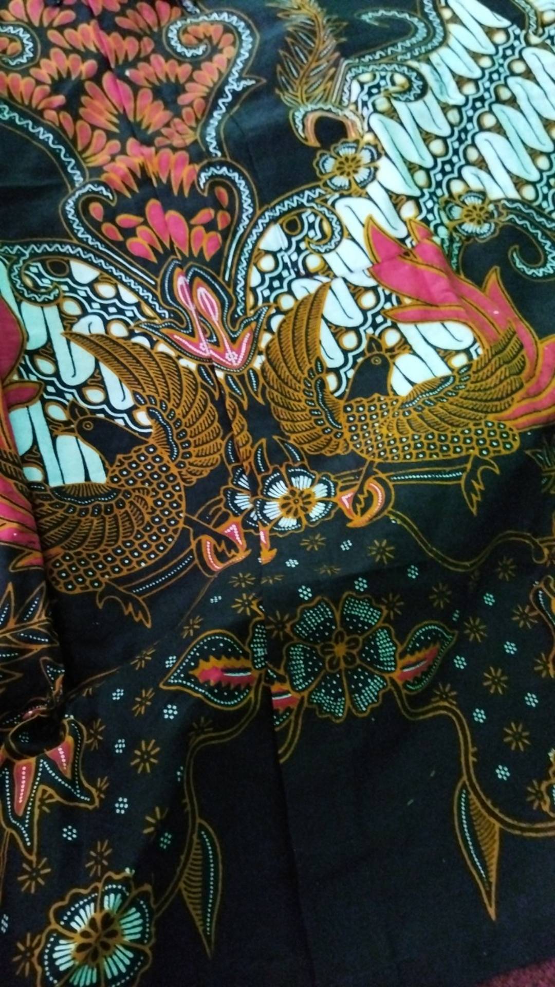 Batik Couple Keluarga Sania Ruffle Ori Ndoro Jowi Dnt Motif Seno Abang Pitih