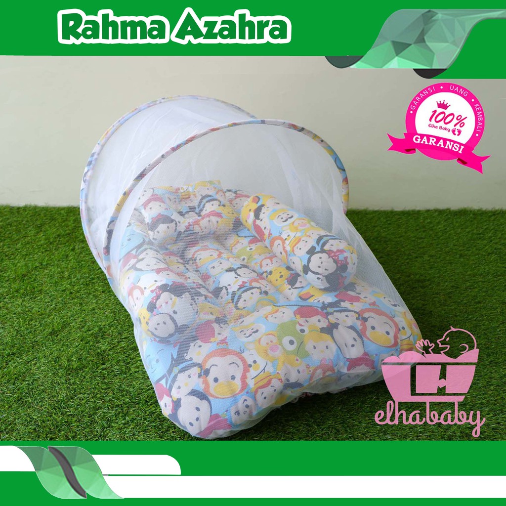 Kasur Bayi Lipat Berkelambu/ Tempat Tidur Bayi Babybess / KASUR/ KASUR LIPAT Baby Bess / Kelambu #07